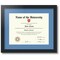 ArtToFrames Collage Photo Picture Frame with 1 - 11x14 inch Openings, Framed in Black with Over 62 Mat Color Options and Regular Glass (CSM-3926-726)